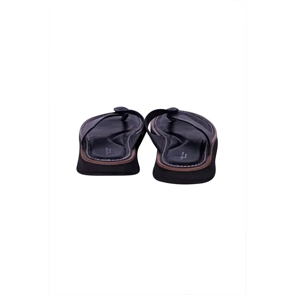 Rag & Bone - Black Leather Upper Thong Sandals Sz 8.5
